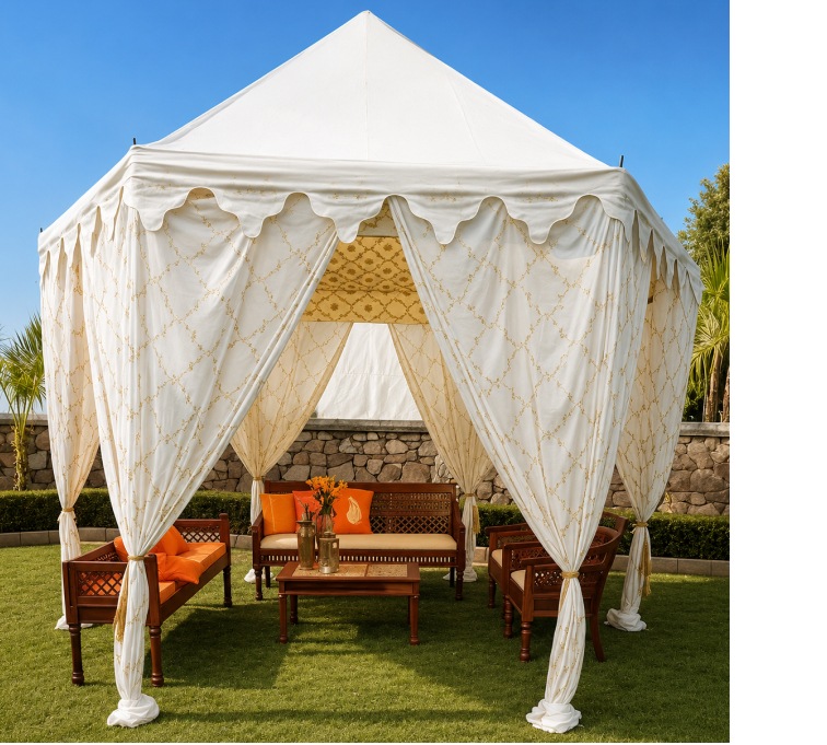 Leading Manufacturer & Exporter of Jaigarh Tents
