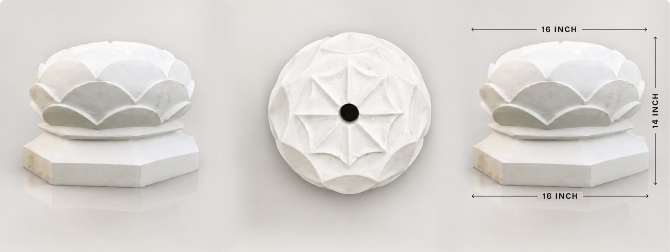 Lotus Pedestal Parasol Base